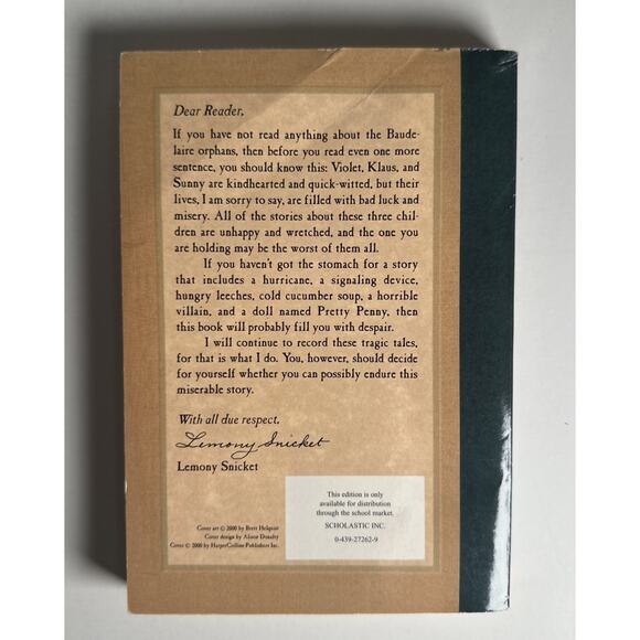 Wide Window by Lemony Snicket (2001, Trade Paperback) - Picture 2 of 8